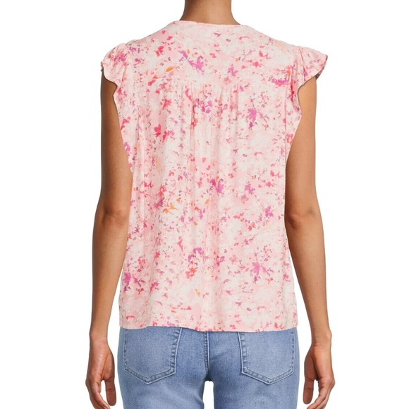 Time & Tru Floral Blouse Size XXXL - Picture 2 of 7